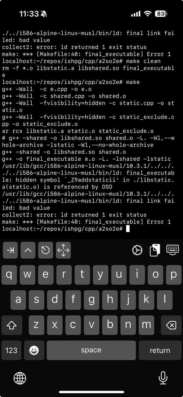 ish screenshot of hidden symbol error